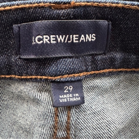 J.Crew Dark Wash Straight Leg Jeans Women’s Size 29 (8 US) - Picture 5 of 7